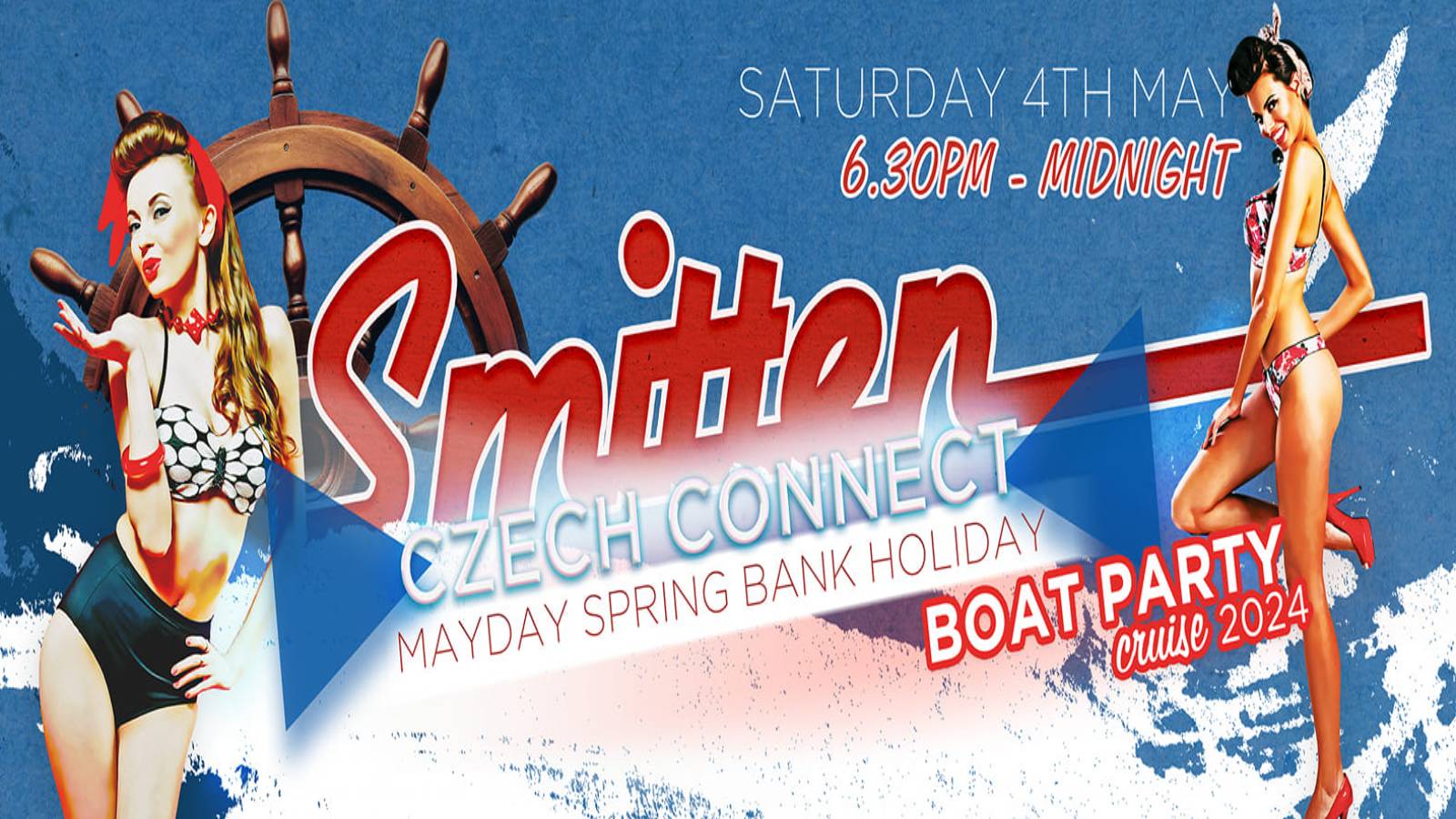Smitten are delighted to announce the first Smitten party of 2024, where we will be revisiting the highly popular ‘Girls on Top’ boat party format and also inviting over our ‘Women Power’ friends to entertain you on the lower deck, directly from the Czech Republic!