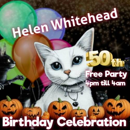 A free party to celebrate Helen Whitehead's 50th Birthday at the Social Chill Bar in Maidstone