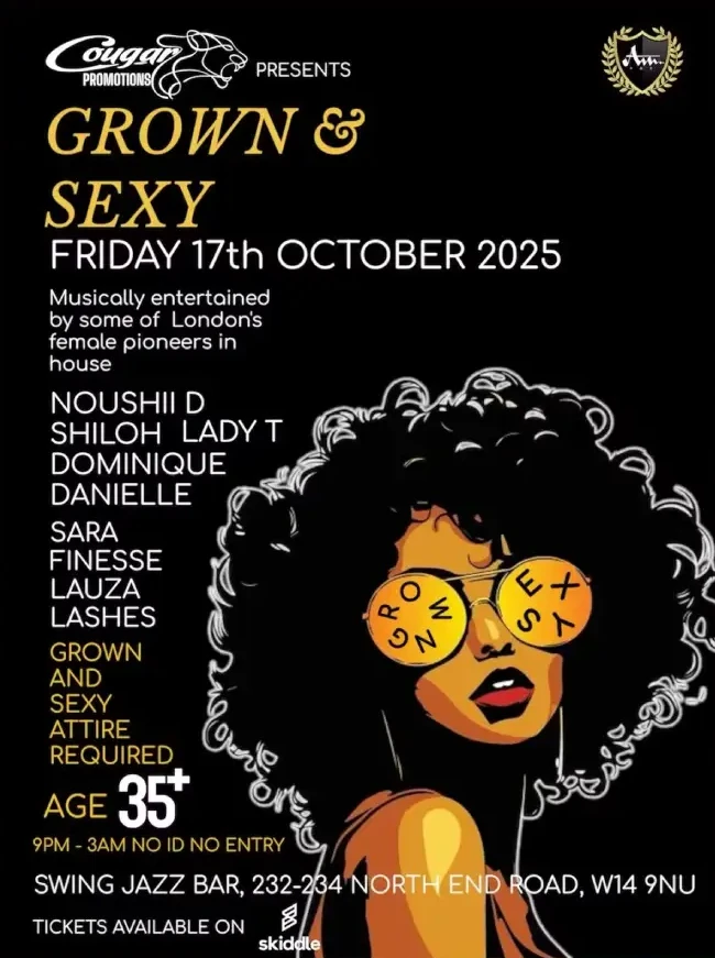 Cougar Promotions - Grown & Sexy in the Swing Jazz Bar London W14