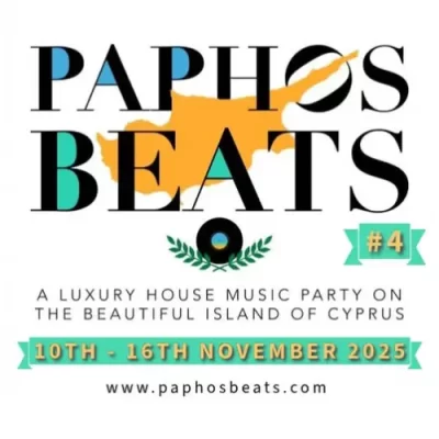 At a luxury resort in Paphos Cyprus the forth event to bring the house music lovers together from across the globe, to ensemble for one week of music celebration, pool parties, themed nights, boat party, beach party and tavern night, with luxury breakfast included with transfers from airport.